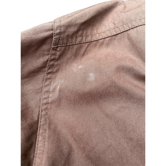 J Crew 90's Oarsman Barn Jacket, Flannel Lined Chore Coat | Mens L, Brown - Picture 15 of 16